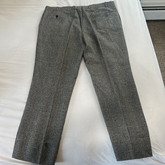 Men’s Custom High End Tailored Dress Pants Size 40 Houndstooth Pattern - Picture 2 of 8